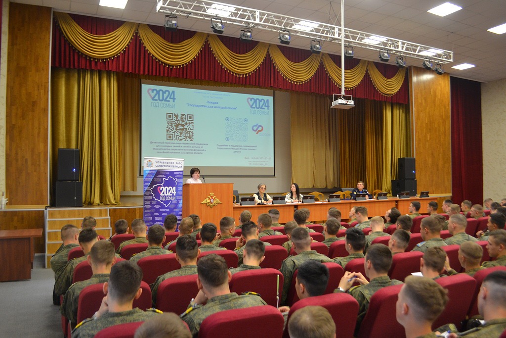 15 мая в «Военно-воздушной академии имени Н.Е. Жуковского и Ю.А. Гагарина» г. Сызрань, состоялась лекция «Государство для молодой семьи» в очном формате.